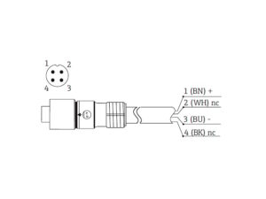 E+H 71217708 Cordset