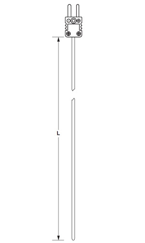 Watlow AC Style Mineral Insulated Mini Plug Thermocouple