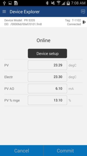 ProComSol DevComDroid HART Communicator App, Android